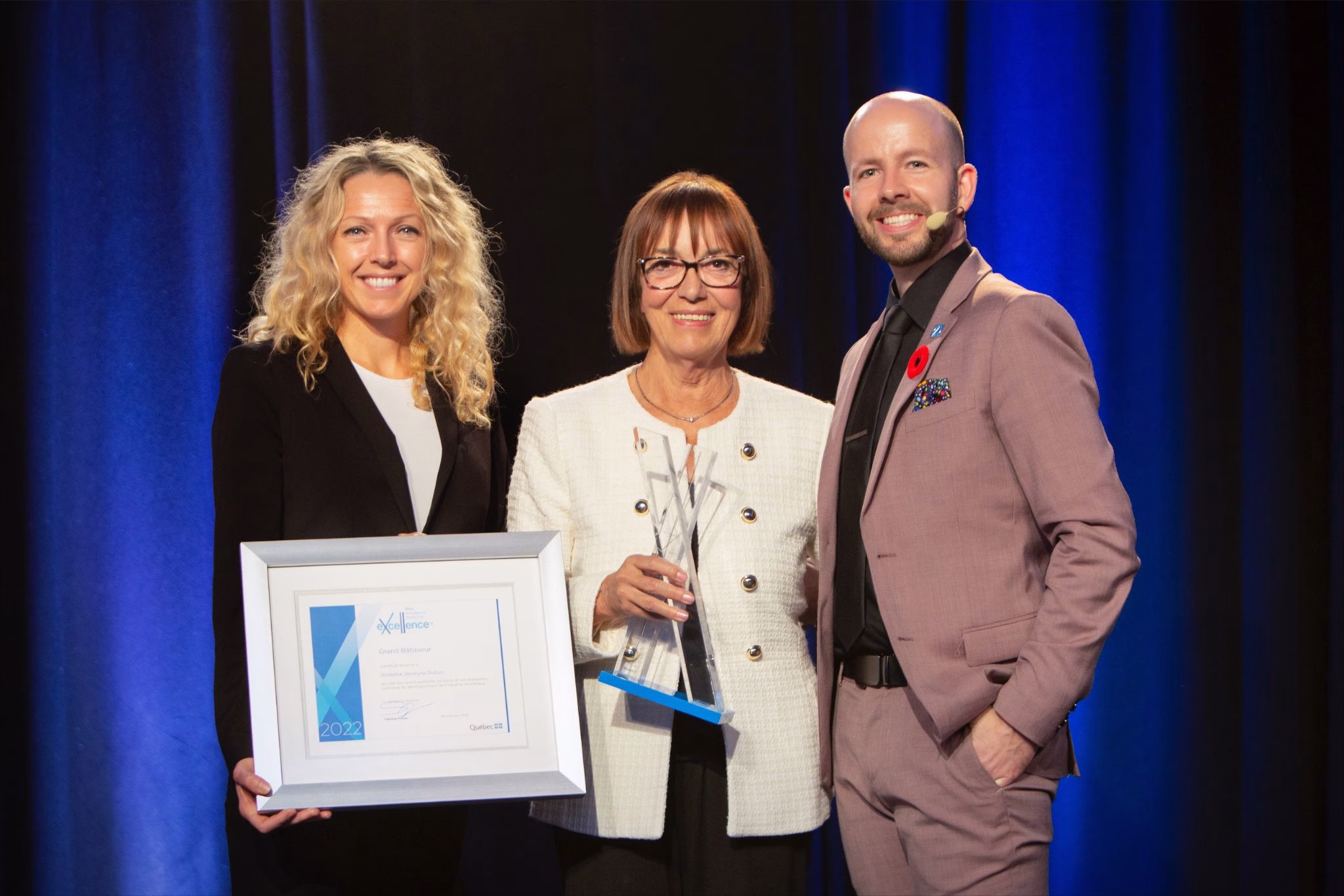 Jocelyna Dubuc du Spa Eastman, nommée « Grande Bâtisseuse 2022 »